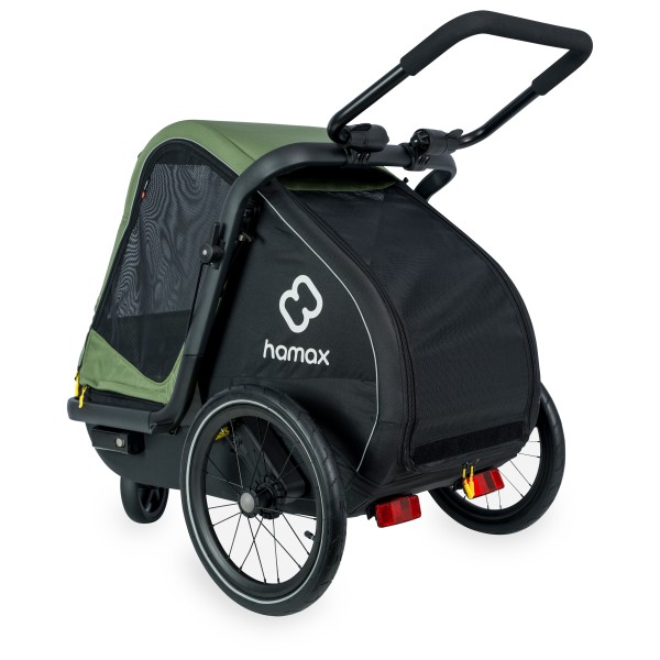 Hamax - Pluto - Remolque de bicicleta para perros