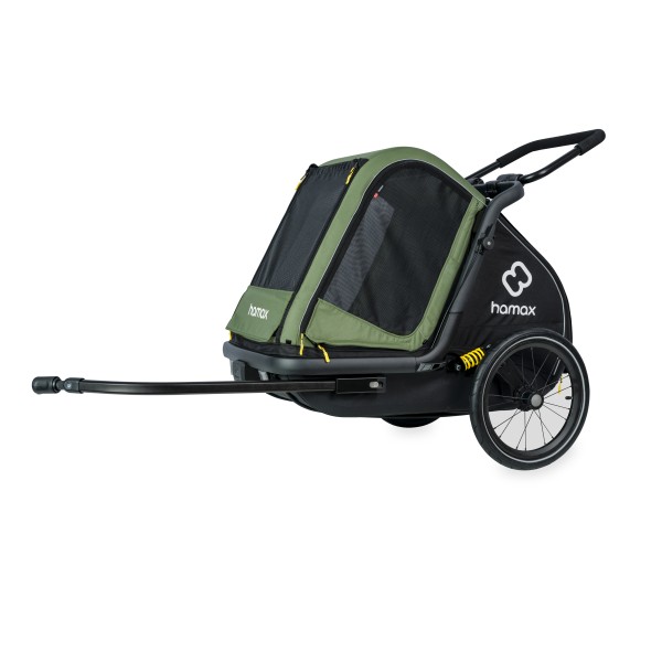 Hamax - Pluto - Remolque de bicicleta para perros