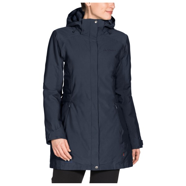 Parka D'hiver Femme VAUDE Skomer III – Chaude, Imperméable, Coupe-vent – Isolant PrimaLoft®, éco-responsable – Longue Coupe Parka Pour Grand Froid