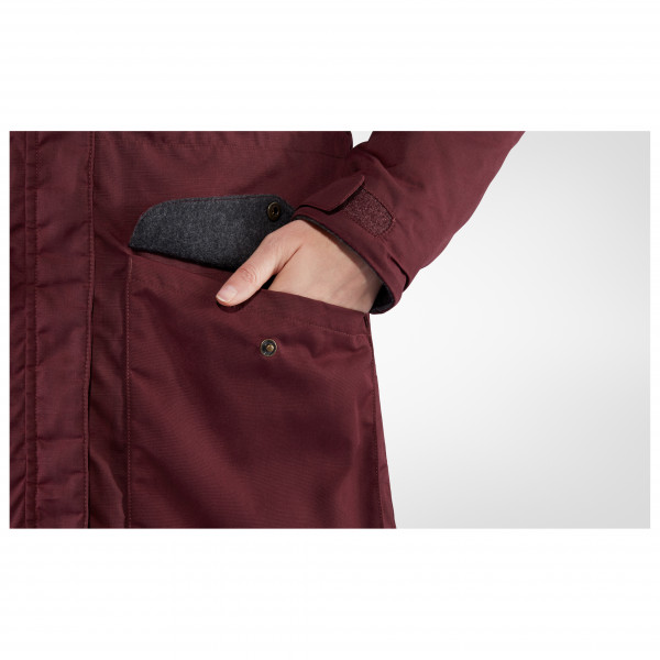 Fjällräven - Women's Singi Wool Padded Parka - Pitkä takki