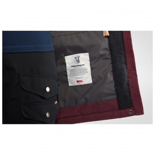 Fjällräven - Women's Singi Wool Padded Parka - Pitkä takki