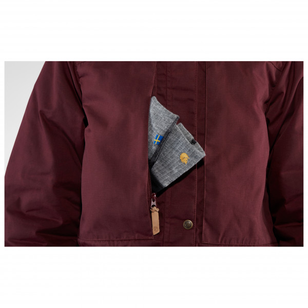 Fjällräven - Women's Singi Wool Padded Parka - Pitkä takki