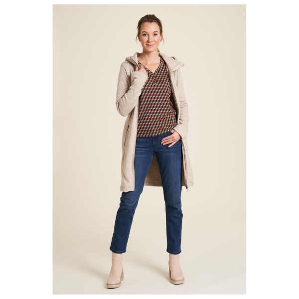 Tranquillo - Women's Fleece-Jacke mit Kapuze - Lange jas