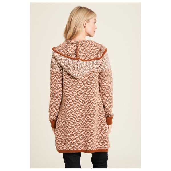 Tranquillo - Women's Jacquard Strickjacke - Lange jas