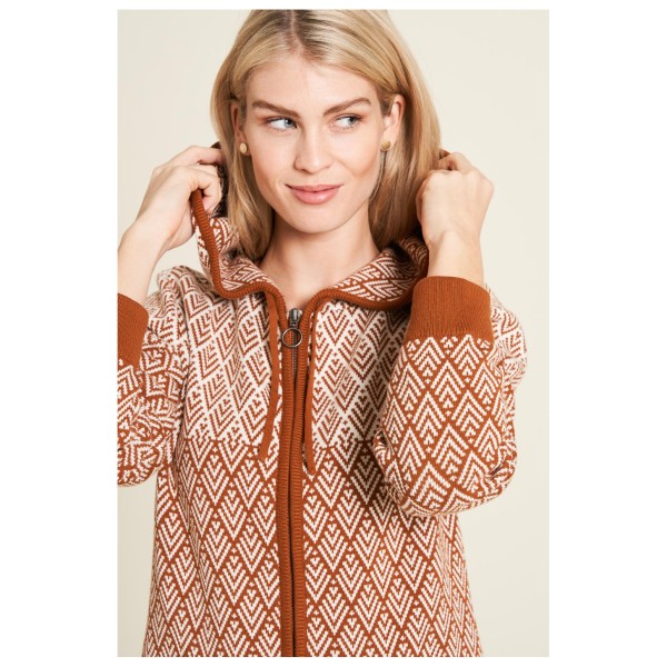 Tranquillo - Women's Jacquard Strickjacke - Pitkä takki