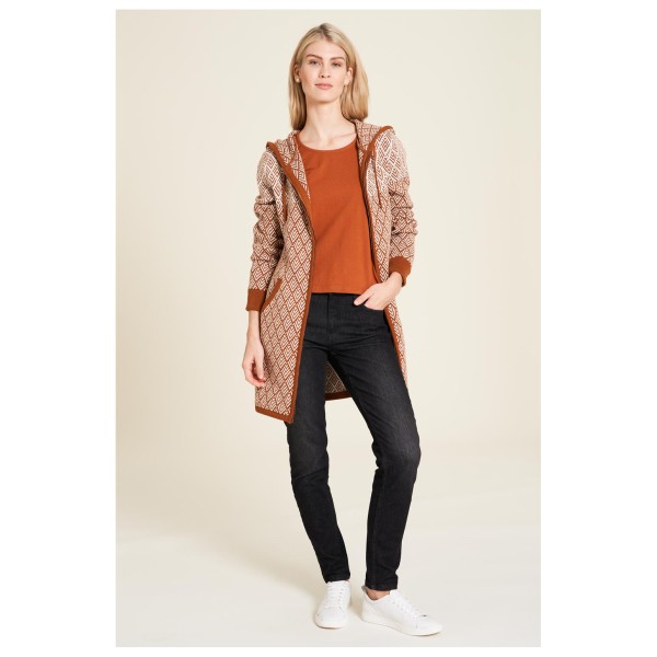 Tranquillo - Women's Jacquard Strickjacke - Pitkä takki
