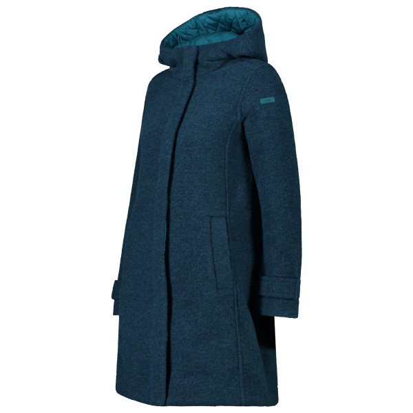 CMP - Women's Coat Fix Hood Wooltech - Pitkä takki