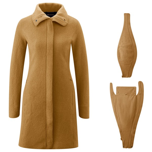 Mamalila - Women's Eco-Wool-Tragemantel Oslo - Långjacka
