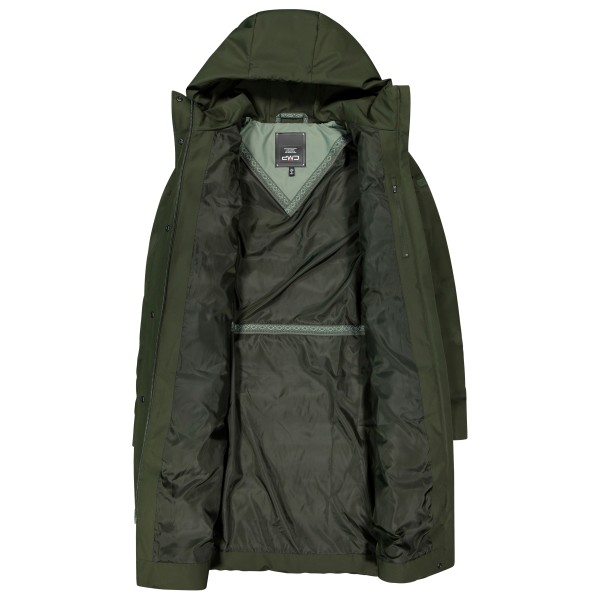 CMP - Women's Coat Fix Hood 34K0096 - Pitkä takki