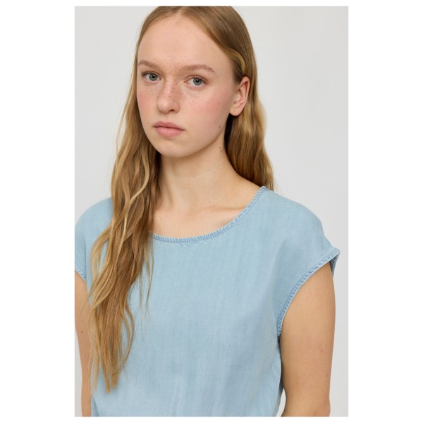 Mazine - Women's Denim Short Jumpsuit - Tuta intera