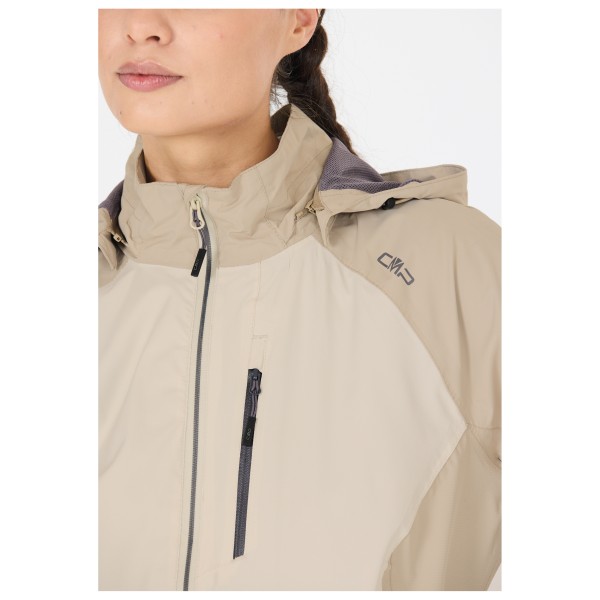CMP - Women's Ripstop Jacket Zip Hood - Giacca antipioggia