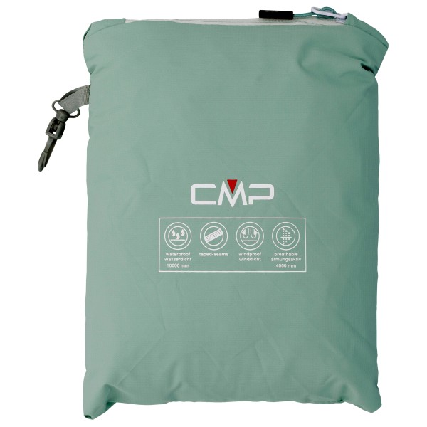 CMP - Women's Jacket Fix Hood with Pack Pocket - Regnjakke