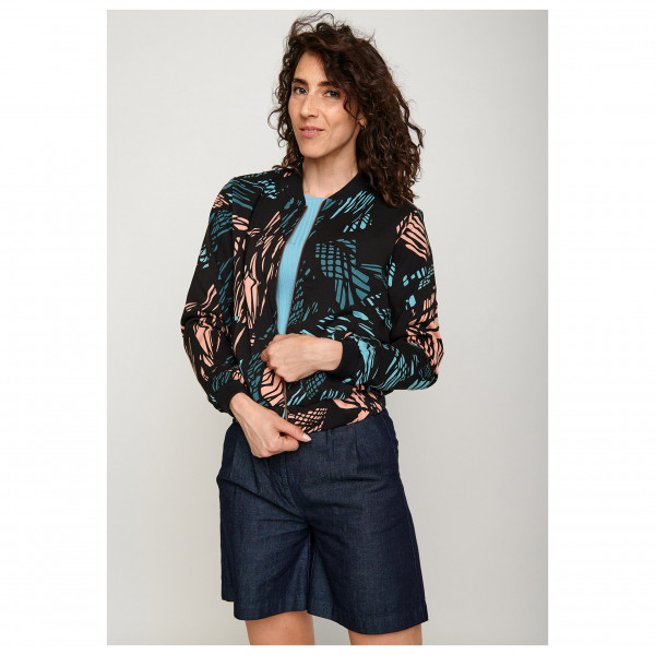 GreenBomb - Women's Black Palm Grave Blouson - Vrijetijdsjas