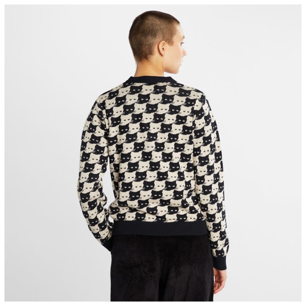 DEDICATED - Women's Cardigan Iggesund Pepita Cats - Vrijetijdsjas