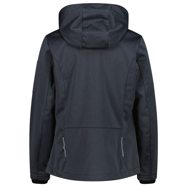 CMP - Women's Jacket Zip Hood Melange Softshell - Softshelljas