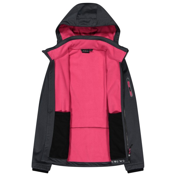 CMP - Women's Jacket Zip Hood Melange Softshell - Softshelljas