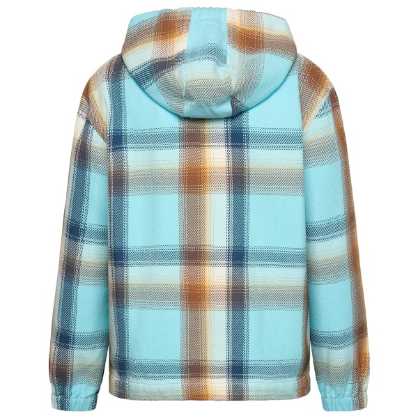 KnowledgeCotton Apparel - Women's Checked Hoodie Twill Zip - Casual jacket