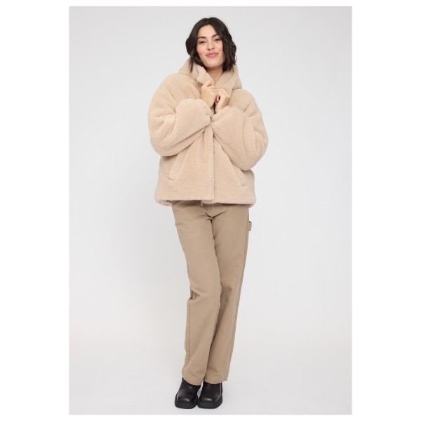 Mazine - Women's Faux-Fur Hooded Jacket - Vrijetijdsjas