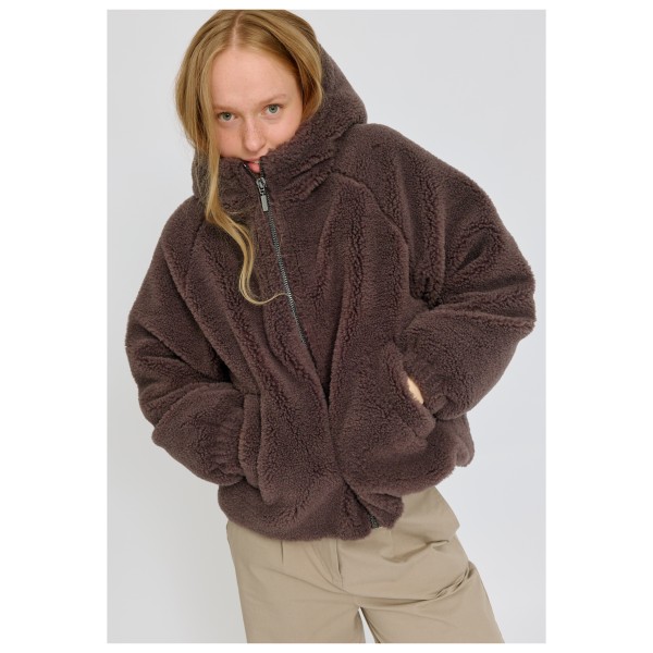 Mazine - Women's Faux-Fur Hooded Jacket - Vrijetijdsjas