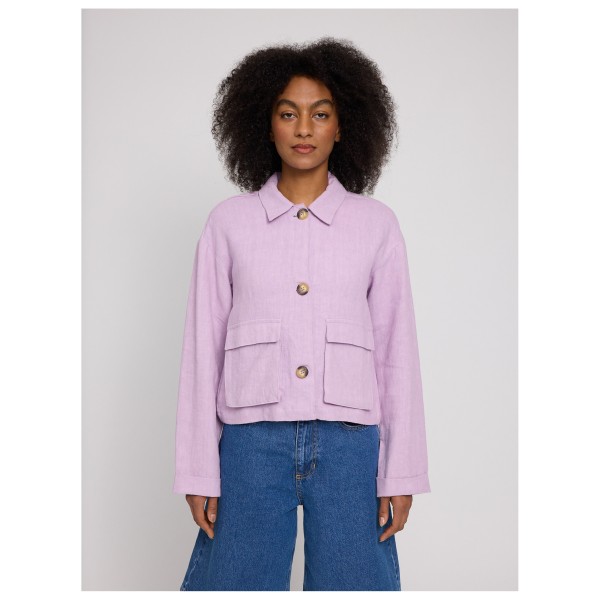 Mazine - Women's Short Linen Jacket - Fritidsjakke