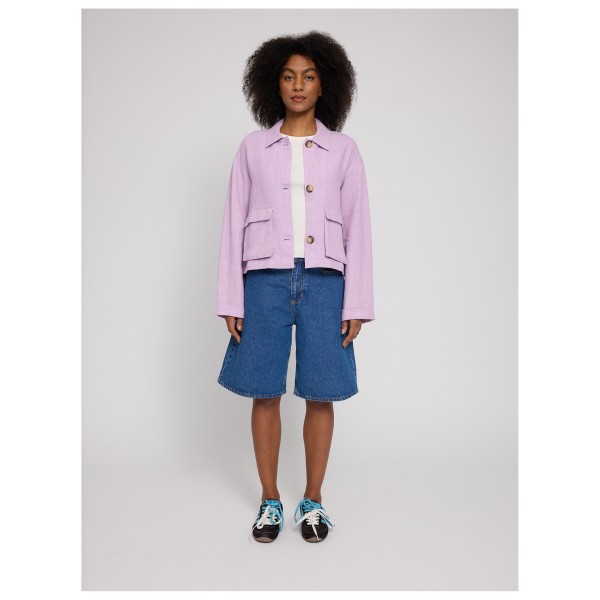 Mazine - Women's Short Linen Jacket - Fritidsjakke