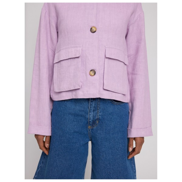 Mazine - Women's Short Linen Jacket - Fritidsjakke