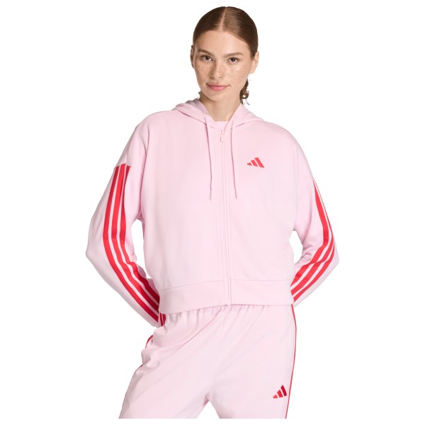 adidas - Women's 3-Stripes French Terry Full Zip Hoodie - Trainingsvest