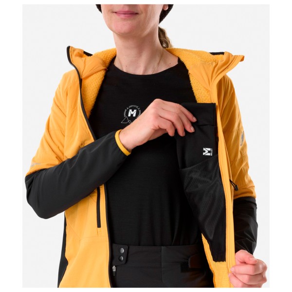 Millet - Women's M White Alpha Hoodie - Softshelljas