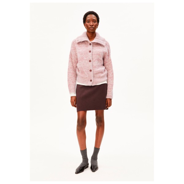 ARMEDANGELS - Women's Mouliné Brushed Knit Cardigan - Chaqueta de punto