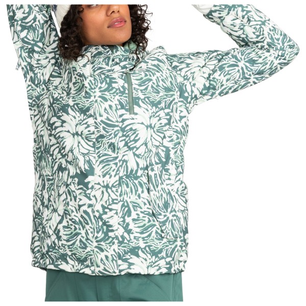 Roxy Amy 3in1 Giacca Impermeabile Donna - Tecnologia DryFlight 10K, Cappuccio Con Pelliccia, Isolamento Warmflight Eco - Vestibilità Tailored