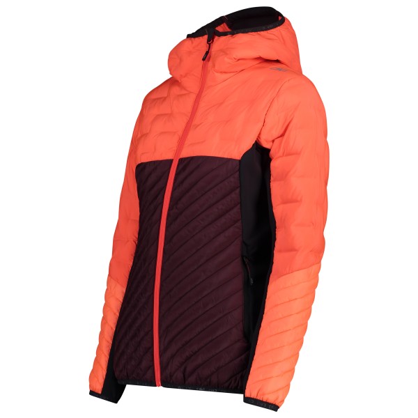 CMP - Women's Jacket Hybrid Fix Hood Mini Ripstop - Syntetisk jakke