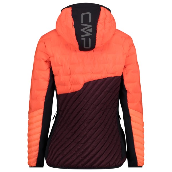 CMP - Women's Jacket Hybrid Fix Hood Mini Ripstop - Syntetjacka