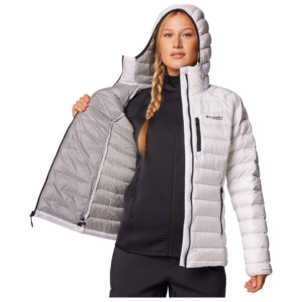 Columbia - Women's Arctic Crest Down Hooded Jacket - Untuvatakki