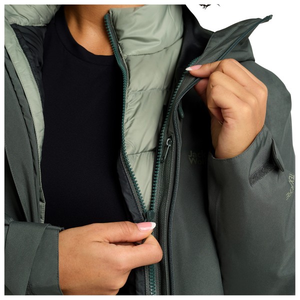 Jack Wolfskin - Women's Icecape 3in1 Down Jacket RDS - 3 i 1-jakke