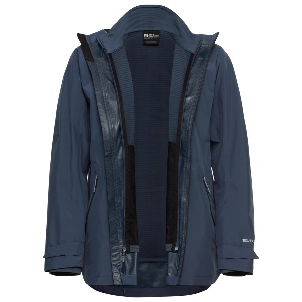 Jack Wolfskin - Women's Litestride 3in1 Jacket - 3 i 1-jakke