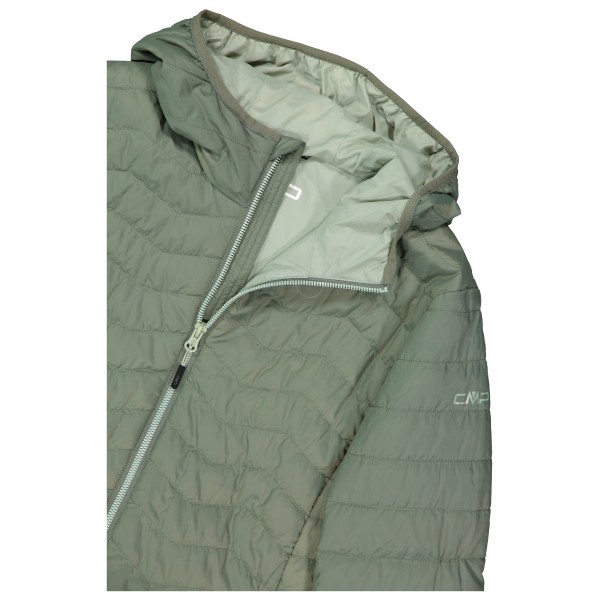 CMP - Women's Padded Jacket Fix Hood - Tekokuitutakki