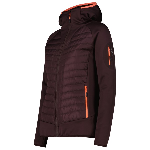 CMP - Women's Jacket Hybrid Fix Hood 36E1326 - Chaqueta de fibra sintética