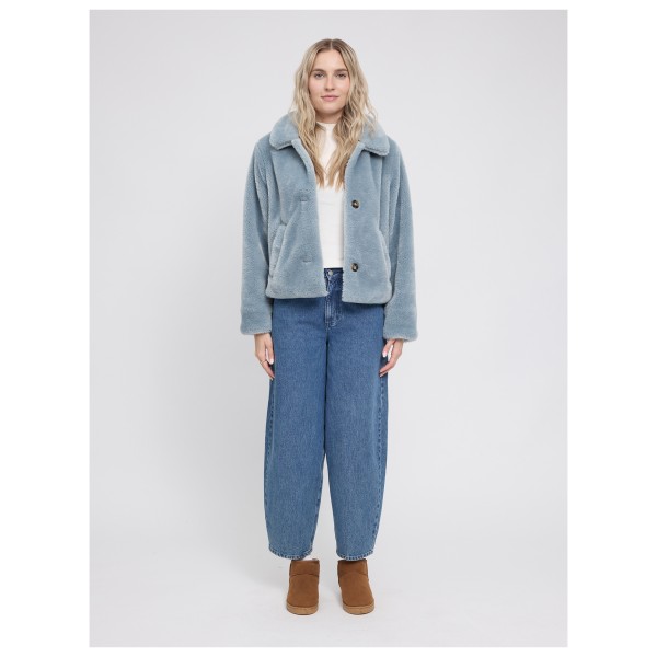 Mazine - Women's Faux-Fur Button Jacket - Winterjas