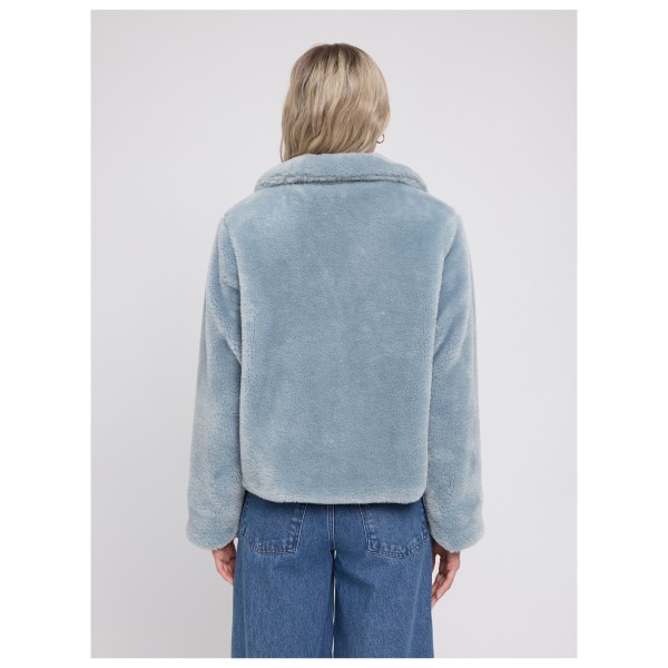 Mazine - Women's Faux-Fur Button Jacket - Winterjas