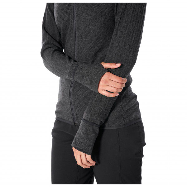 Icebreaker - Women's Descender L/S Zip Hood - Wollen jas