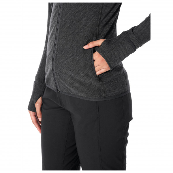 Icebreaker - Women's Descender L/S Zip Hood - Wollen jas