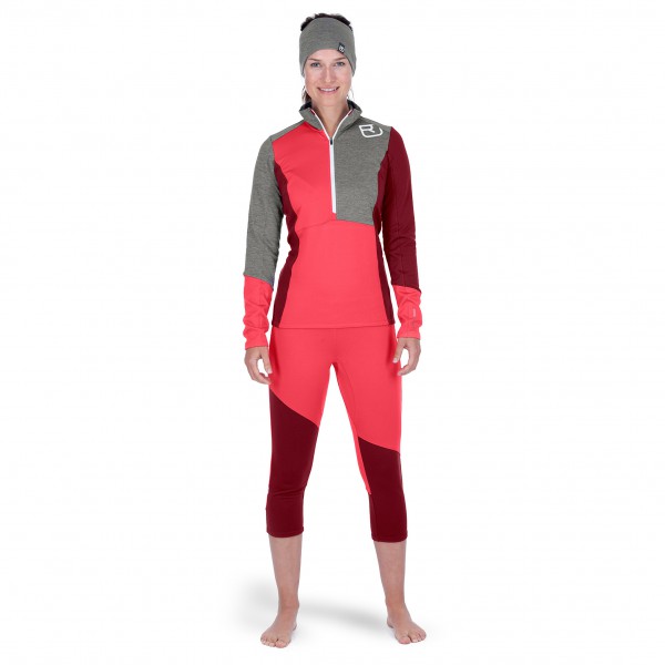 Ortovox - Women's Fleece Light Zip Neck - Jerséis de lana merina