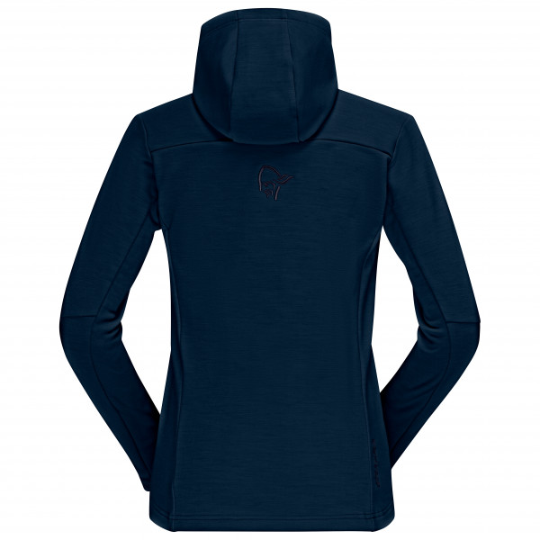 Norrøna - Women's Falketind Warmwool2 Stretch Zip Hood - Munkjacka