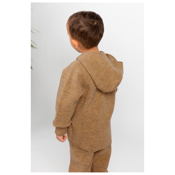Engel - Baby Hooded Zip-Up Jacket - Uldjakke