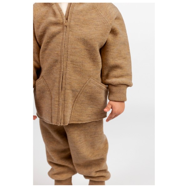 Engel - Baby Hooded Zip-Up Jacket - Uldjakke