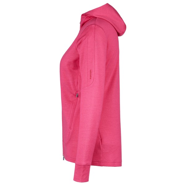 Icebreaker - Women's Quantum III L/S Zip Hood - Merinowollen vest