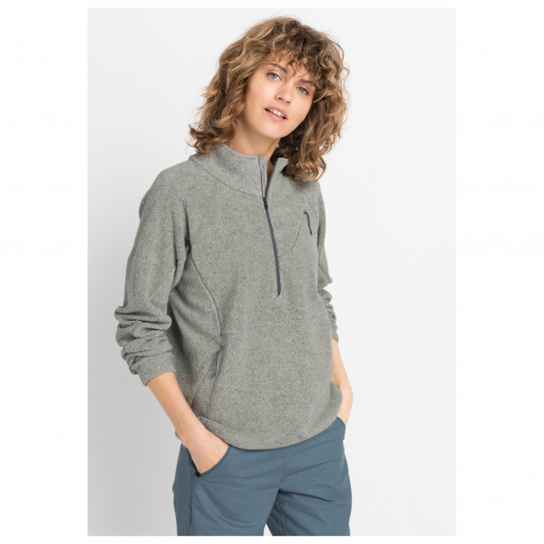hessnatur - Women's Betterrecycling Fleece-Troyer Bio-Baumw. - Forro polar