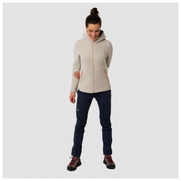 Salewa - Women's Sarner 2L Wool Fullzip Hoody - Chaqueta de lana