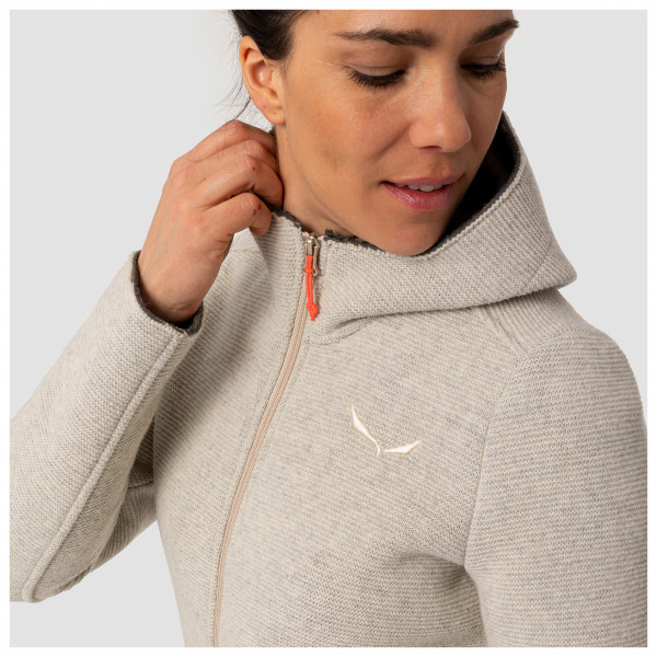 Salewa - Women's Sarner 2L Wool Fullzip Hoody - Chaqueta de lana