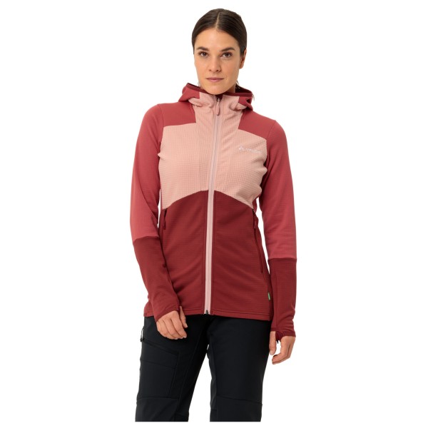 Vaude - Women's Monviso Hooded Grid Fleece Jacket - Fleecejacka